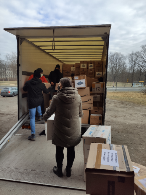 Ukraine Hilfspakete hilfstransport12