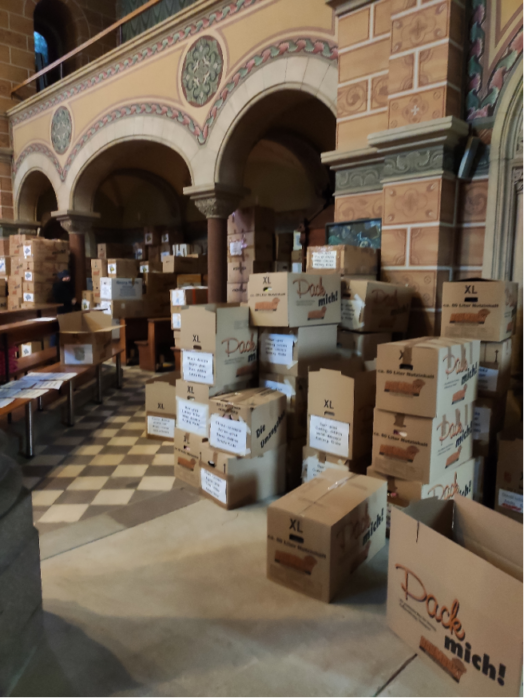 Ukraine Hilfspakete hilfstransport18